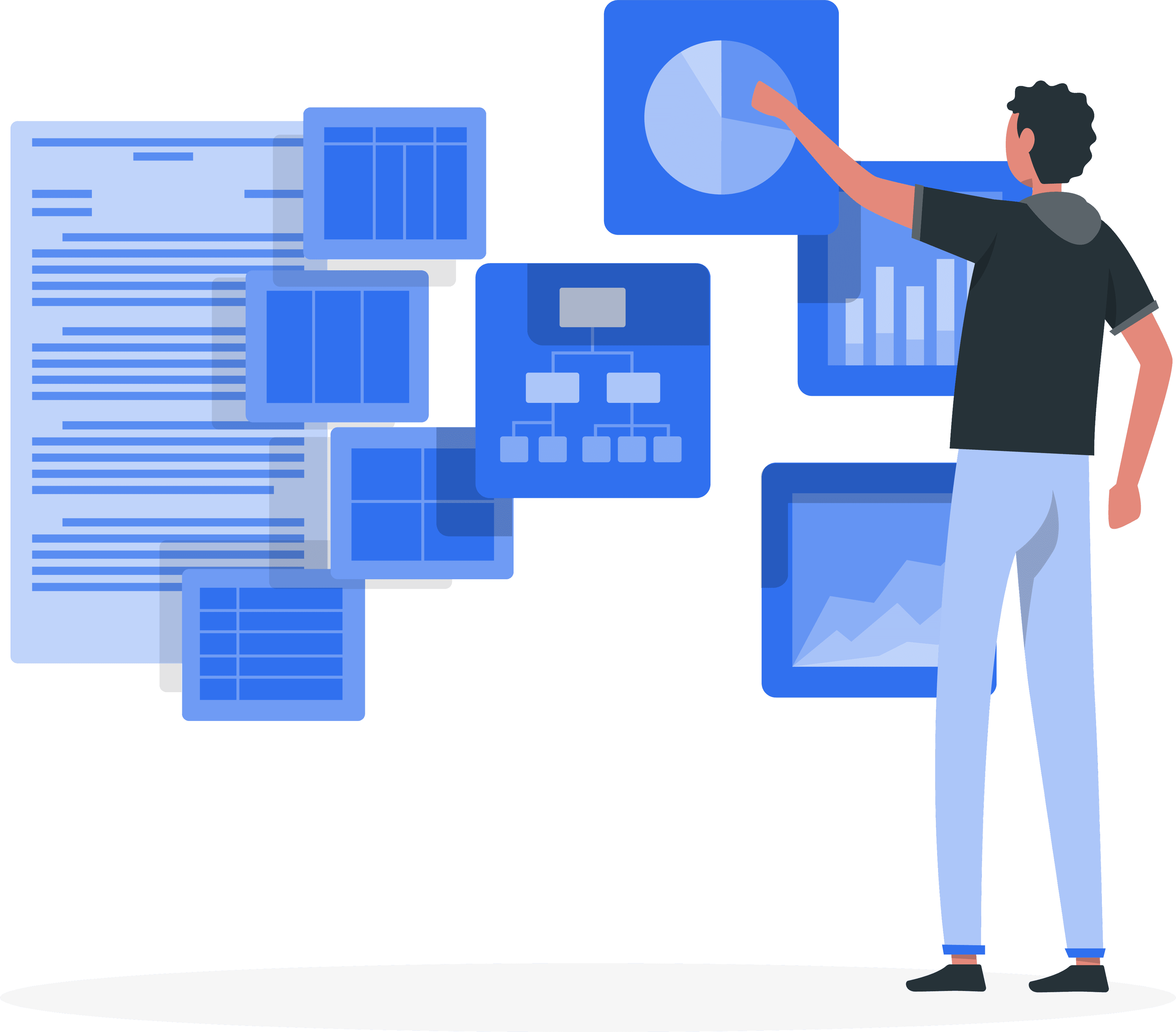 دسترسی سریع و آسان به گزارشاتگزارشات به‌طور خودکار به‌روز می‌شوند و به‌صورت دیجیتال در دسترس قرار می‌گیرند، تا تیم‌ها به‌سرعت به اطلاعات نیازمند دسترسی داشته باشند.